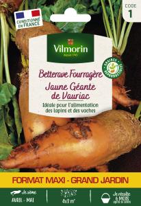 Betterave Fourragère Jaune Géante de Vauriac